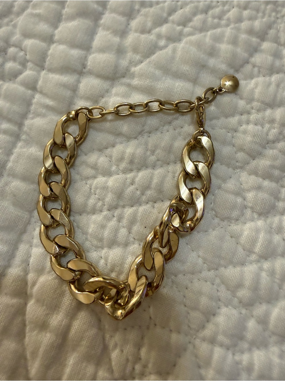 BaubleBar Gold Curb Chain Bracelet - Women's Fashion Jewelry